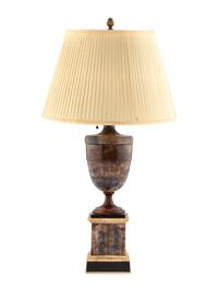 A Late George III Blue John Urn on Stand