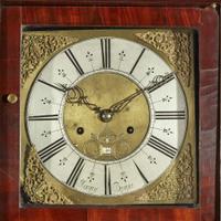 A George I Mahogany Tall Case Clock Henry Burges, early 18th century