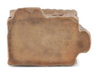 A Scarce Small-Size Dalton, Ohio Stoneware Log Cabin Bank