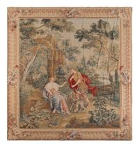 A Continental Wool Tapestry