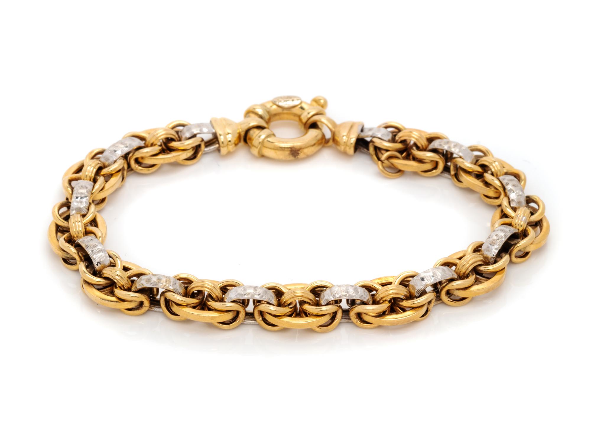 BICOLOR GOLD BRACELET
