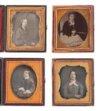 [EARLY PHOTOGRAPHY]. 37 assorted cased images.
