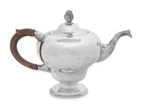 A Scottish Victorian Silver Teapot