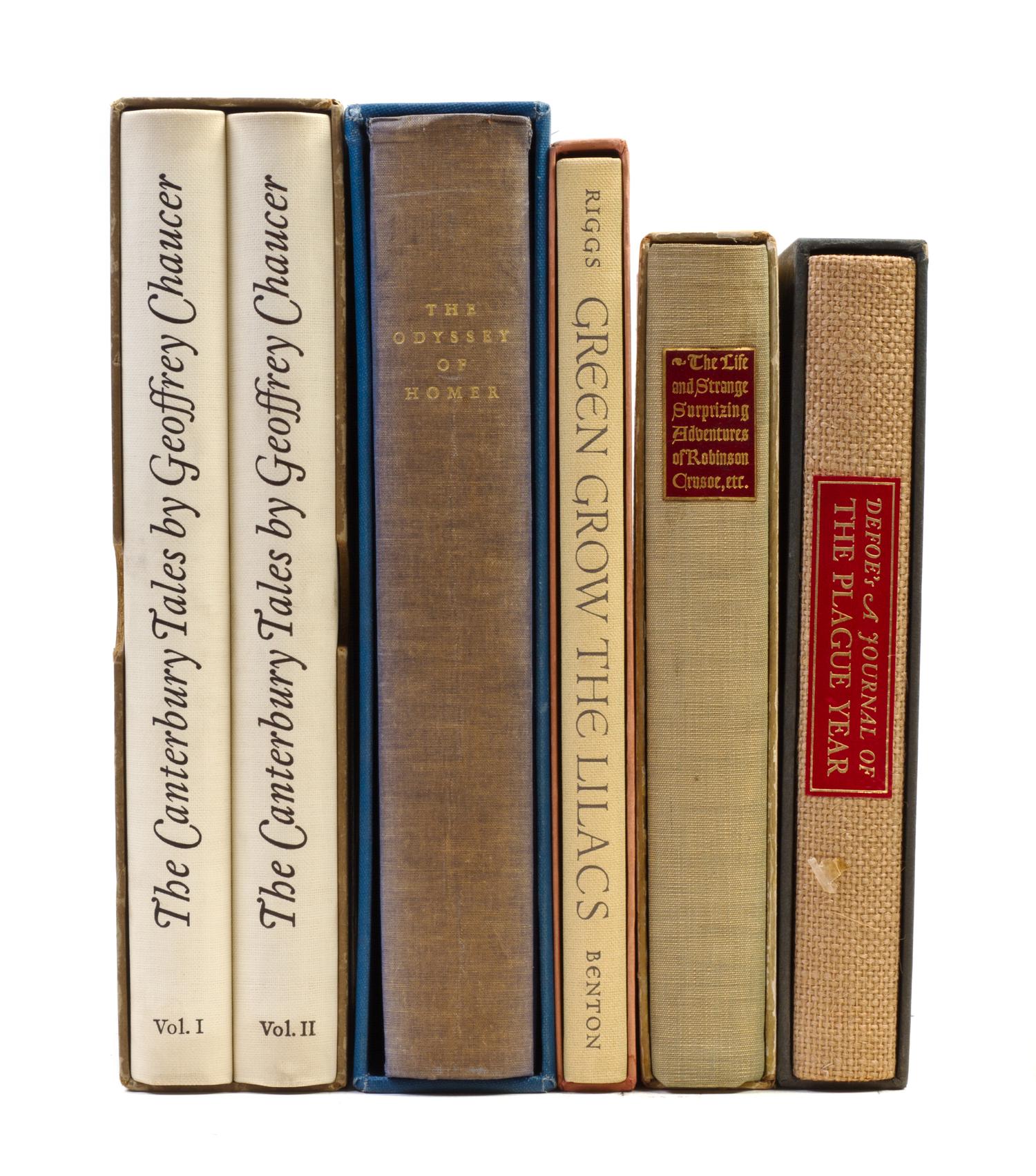 (LIMITED EDITIONS CLUB) Six books published by the Limited Editions Club, 1930-1954.