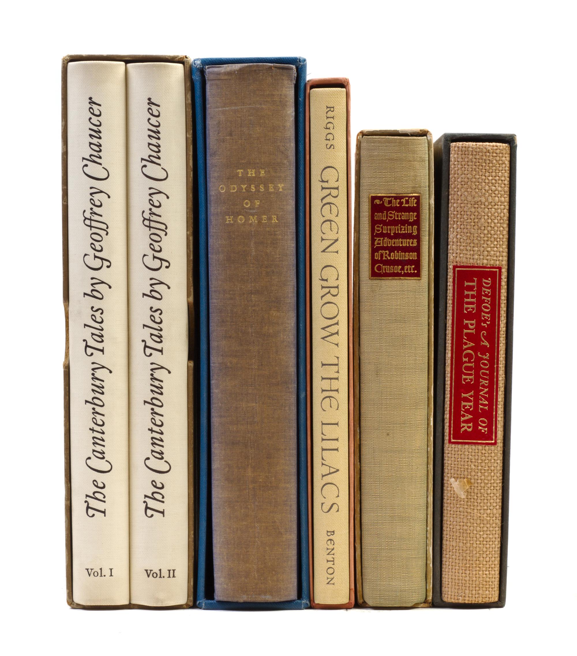 (LIMITED EDITIONS CLUB) Six books published by the Limited Editions Club, 1930-1954.