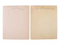 BARRY, David F. (1854-1934), photographer. Two photographs of Fort Lincoln, North Dakota, incl. view of the 7th US Cavalry.