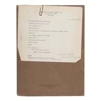 Doyle, Arthur Conan (1859-1930). A pair of typescript articles with holograph emendations in Doyle's hand, comprising: