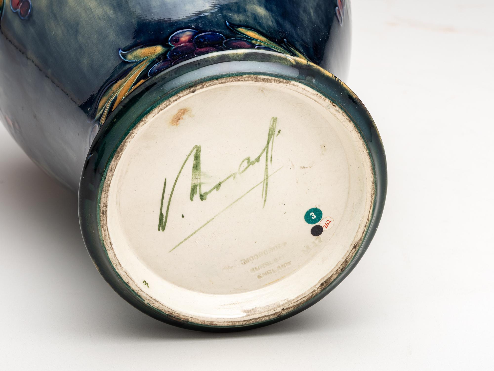 Vases and Footed Bowl with Metal Mount