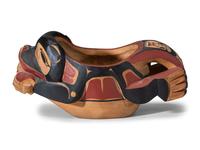 Carved Beaver Bowl