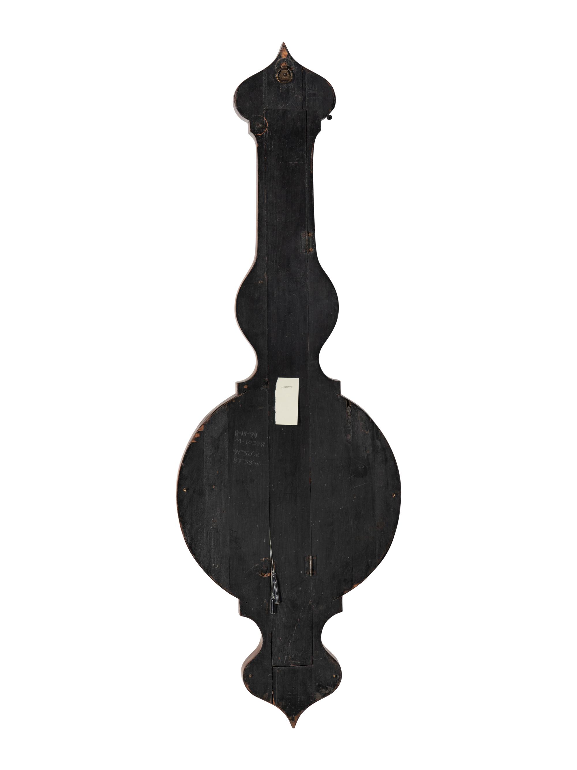 An English Rosewood Wheel Barometer