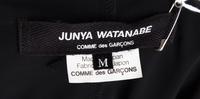 A Junya Wantanabe Black Layered Blouse, Size medium.