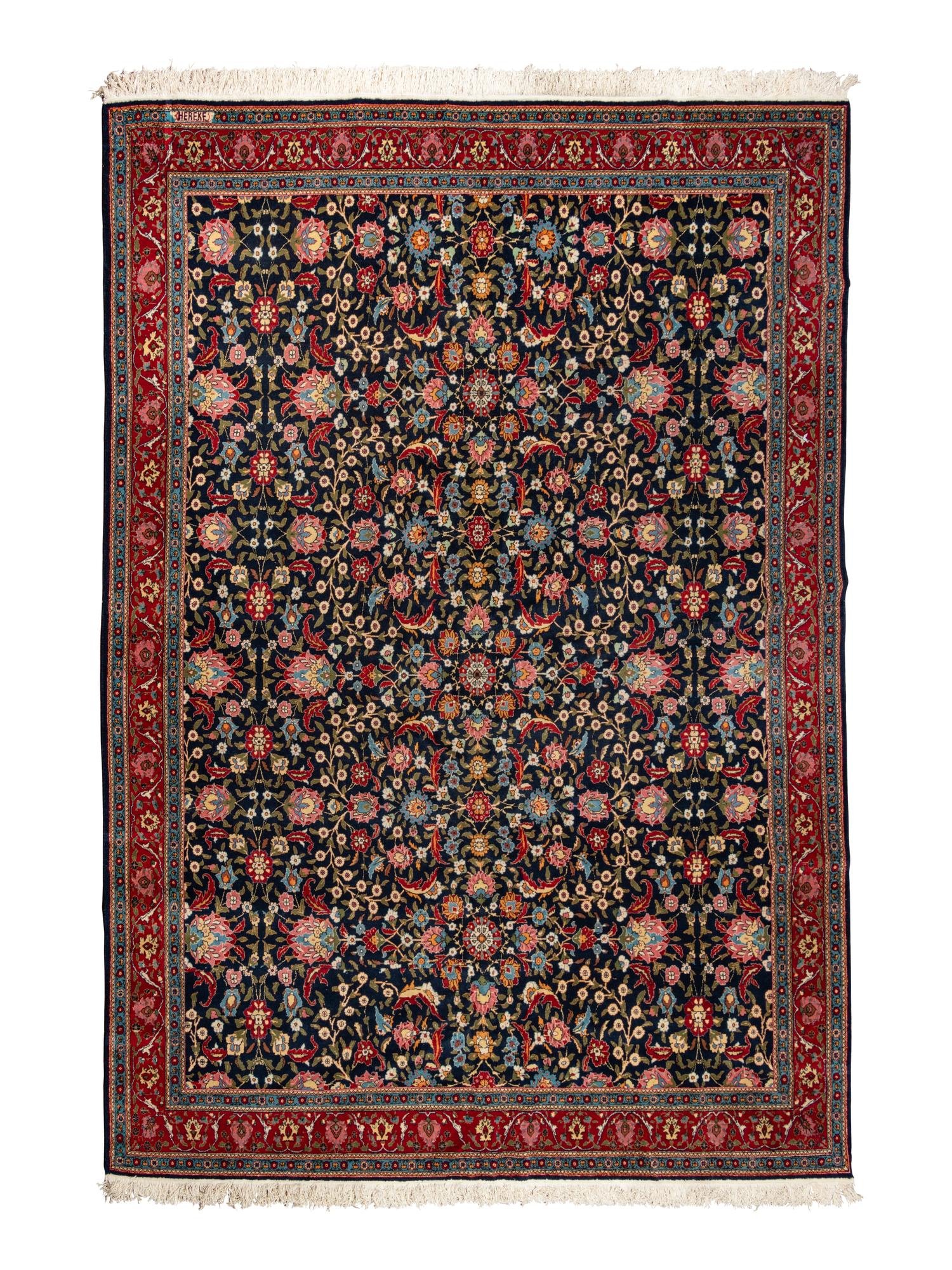 A Hereke Wool Rug