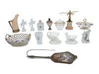 A Collection of Continental and English Porcelain Articles