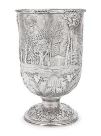 A Rare S. Kirk & Son Silver Vase