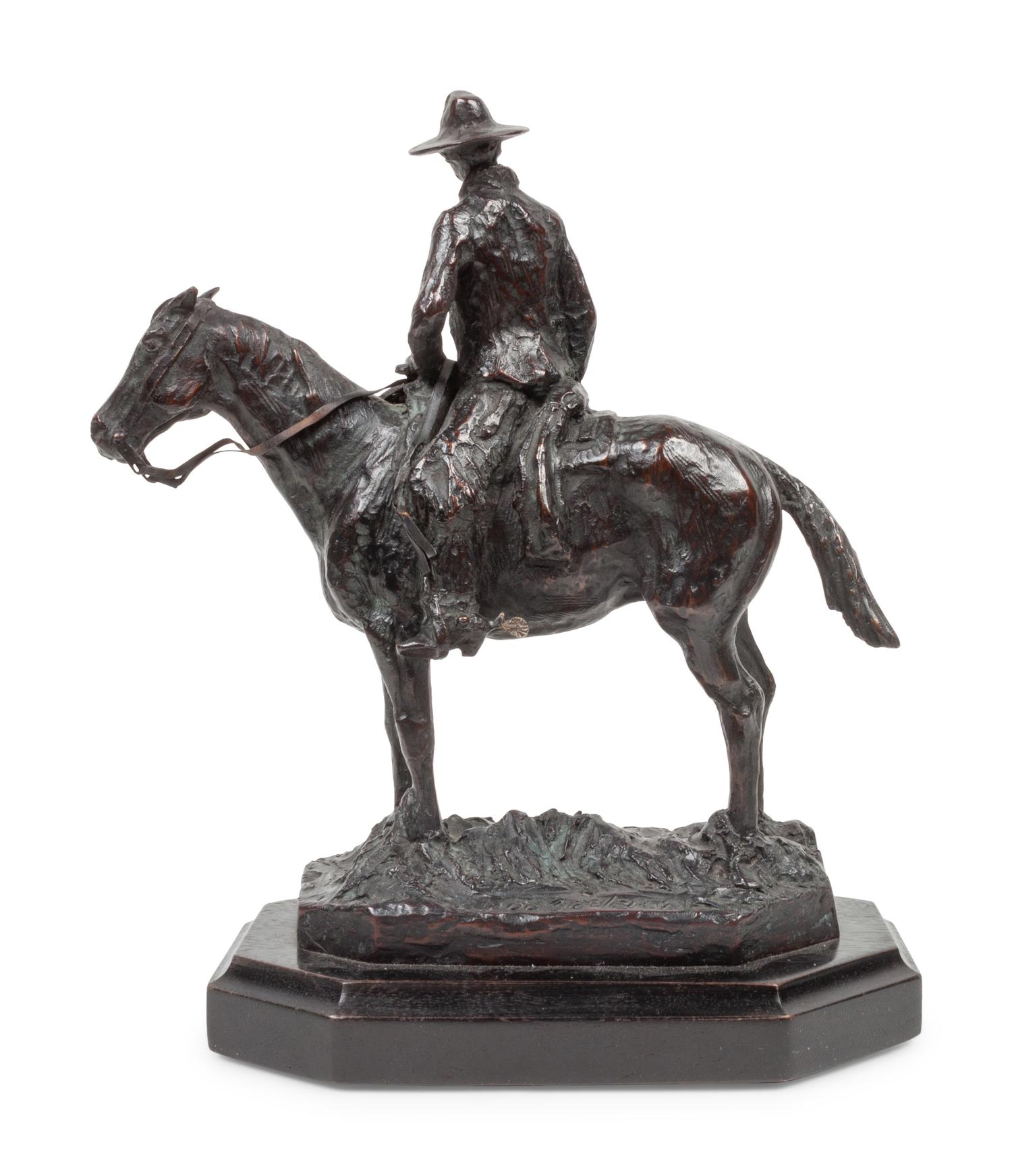 Cowboy on Horseback , edition 36/50