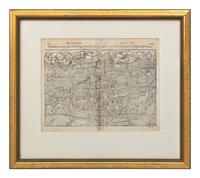 Two Continental Antiquarian Maps, Muenster and Rollos