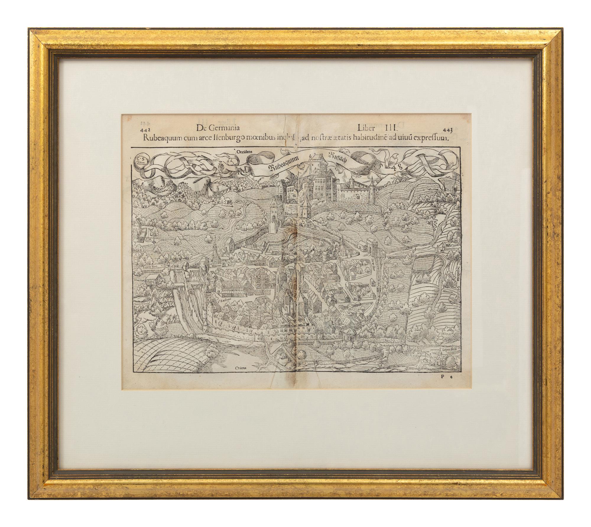 Two Continental Antiquarian Maps, Muenster and Rollos