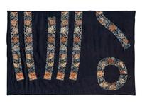 A Collection of Chinese Embroidered Sleeve Bands and Collars