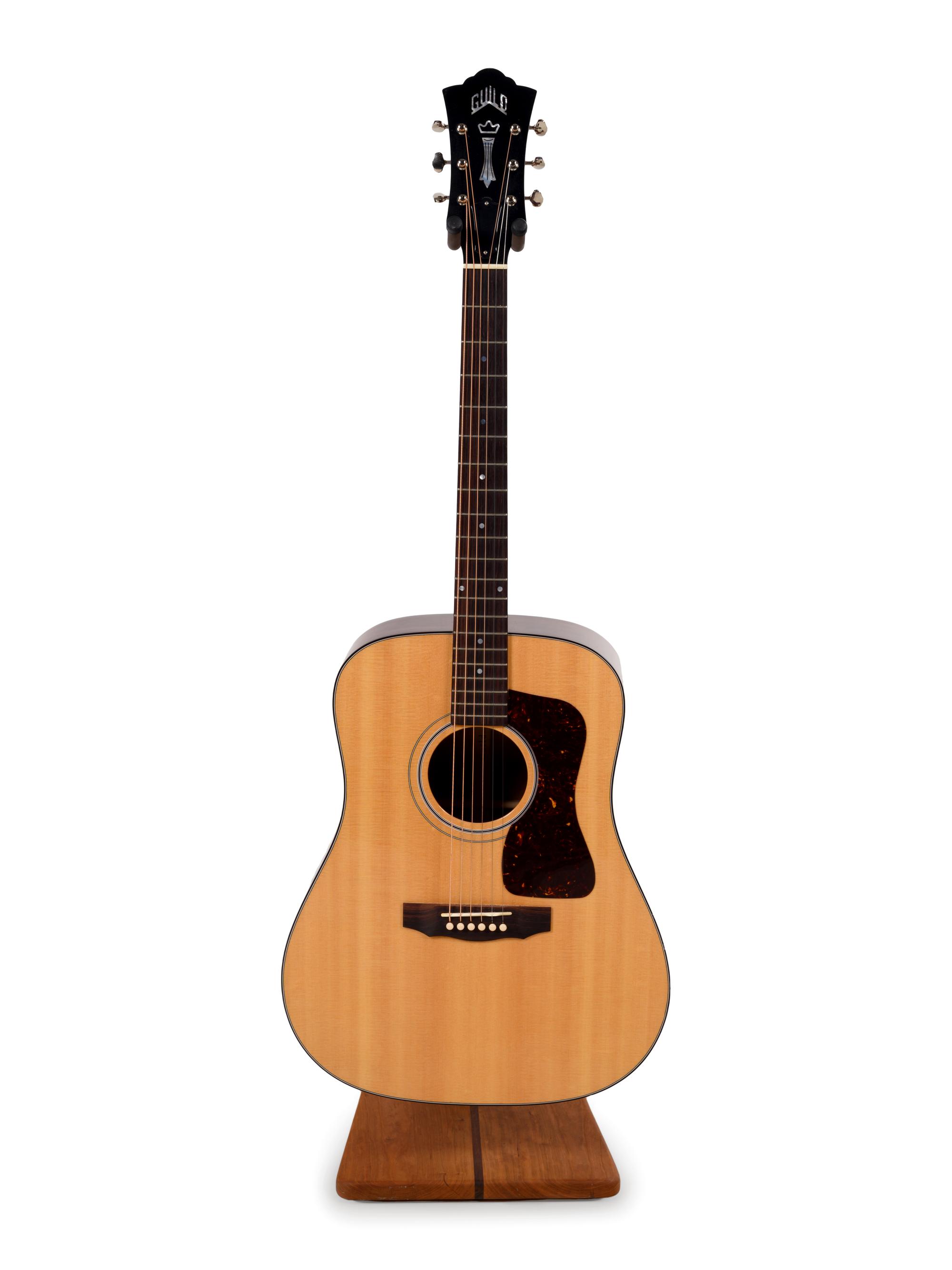 A Guild Mother-of-Pearl Inlaid Acoustic Guitar