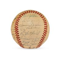 A 1951 Boston Braves Team Signed Autograph Baseball