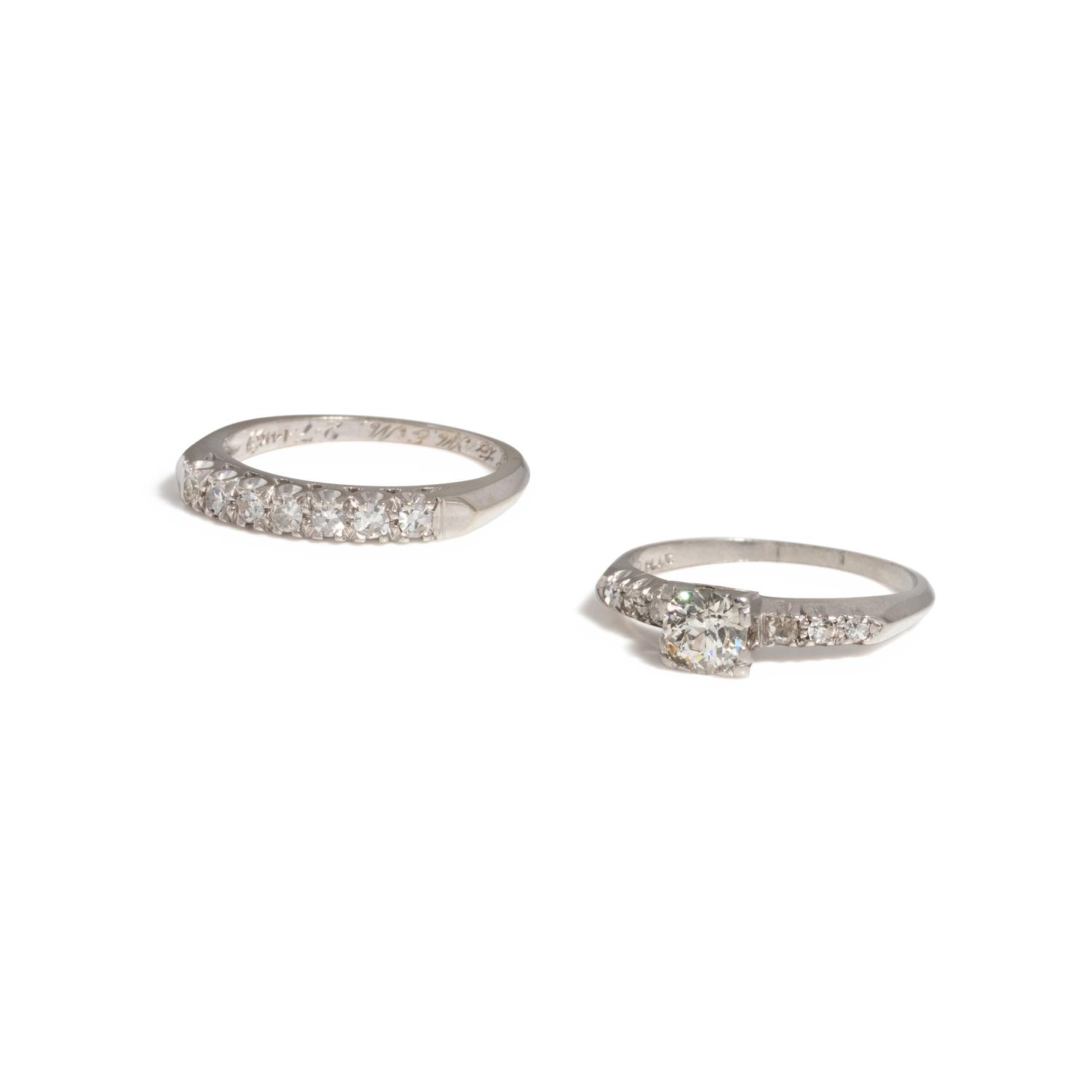 COLLECTION OF DIAMOND RINGS