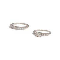 COLLECTION OF DIAMOND RINGS