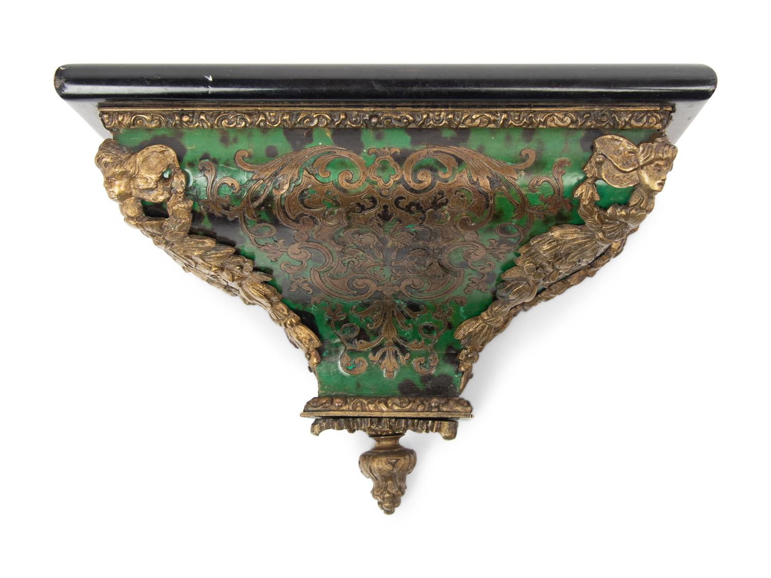 A Napoleon III Boulle Marquetry Wall Bracket