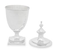 A Tiffany and Co. Silver Covered Urn
