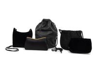 Five Designer Bags: One Leiber, Two Prada, Two Bottega
