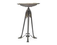 A Renaissance Revival Gilt and Patinated Metal Basin On Stand, by Jules-Paul Brateau (French, 1844-1923), Retailed by Tiffany & Co., New York, NY, Circa 1900