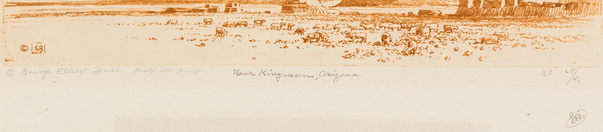 Two Works: Evening Lamy, New Mex. and Near Kingman, Arizona