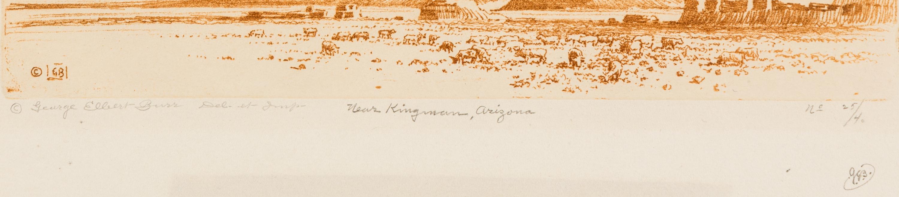 Two Works: Evening Lamy, New Mex. and Near Kingman, Arizona