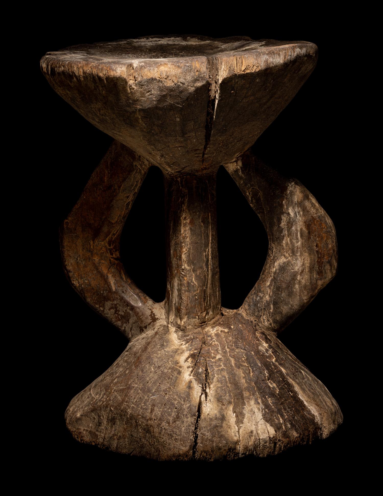 A Palembe Spirit House Stool
