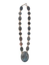 Silver Northwest Coast Necklace, with Gold Accents