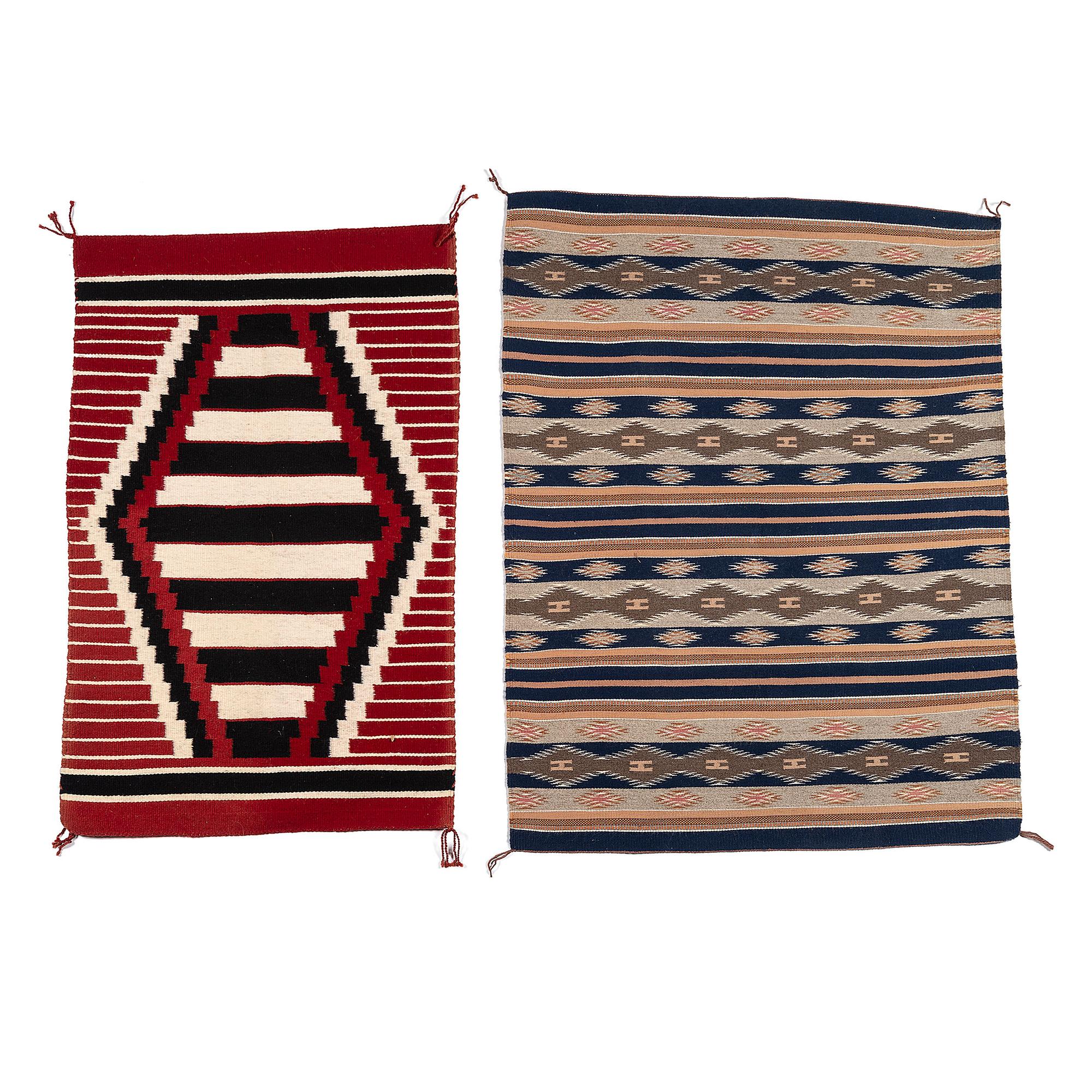 Navajo Regional Weavings / Rugs — lot of 2, includes: