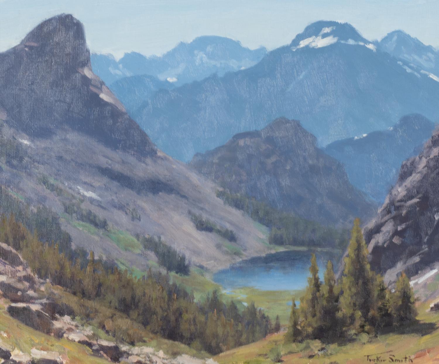 Tucker Smith (American, b. 1940) — Top of the Wind Rivers (Clark Lake) , 1989