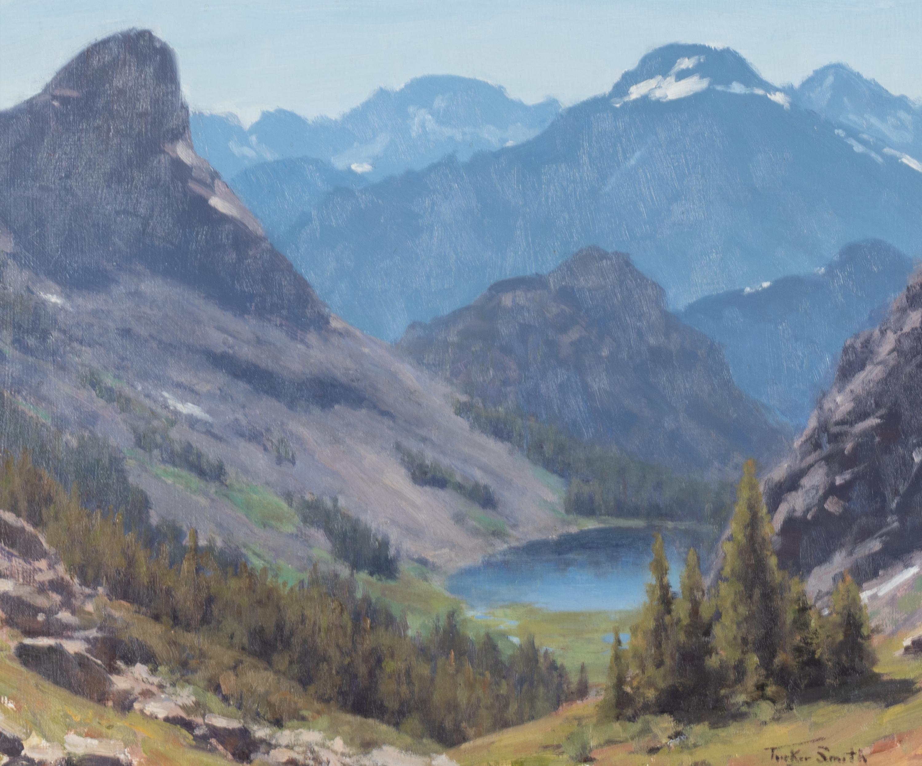 Tucker Smith (American, b. 1940) — Top of the Wind Rivers (Clark Lake) , 1989