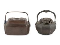 Two Bronze Hand Warmers