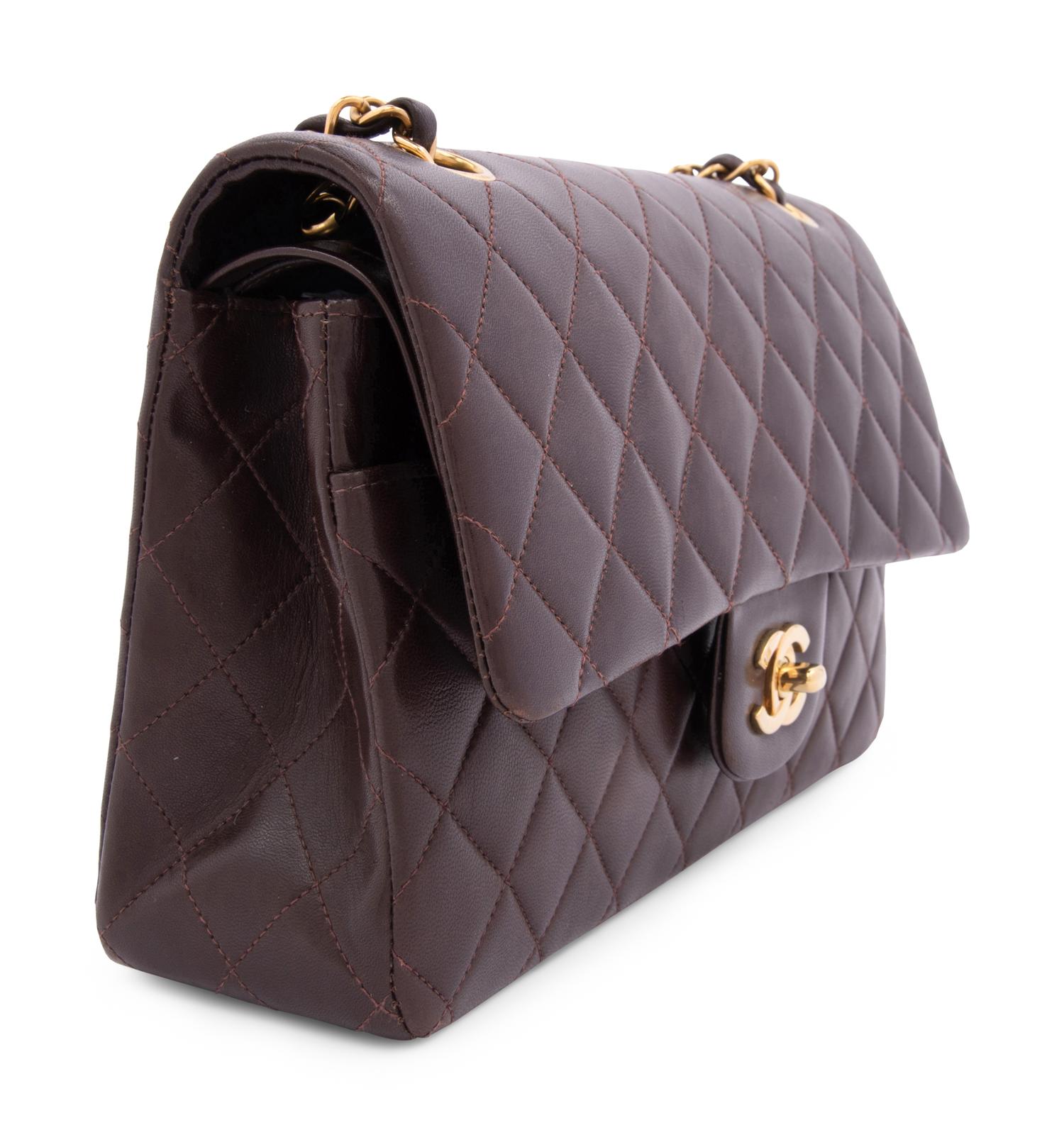 Chanel Classic Quilted Leather Medium Double Flap Bag, 1991-94