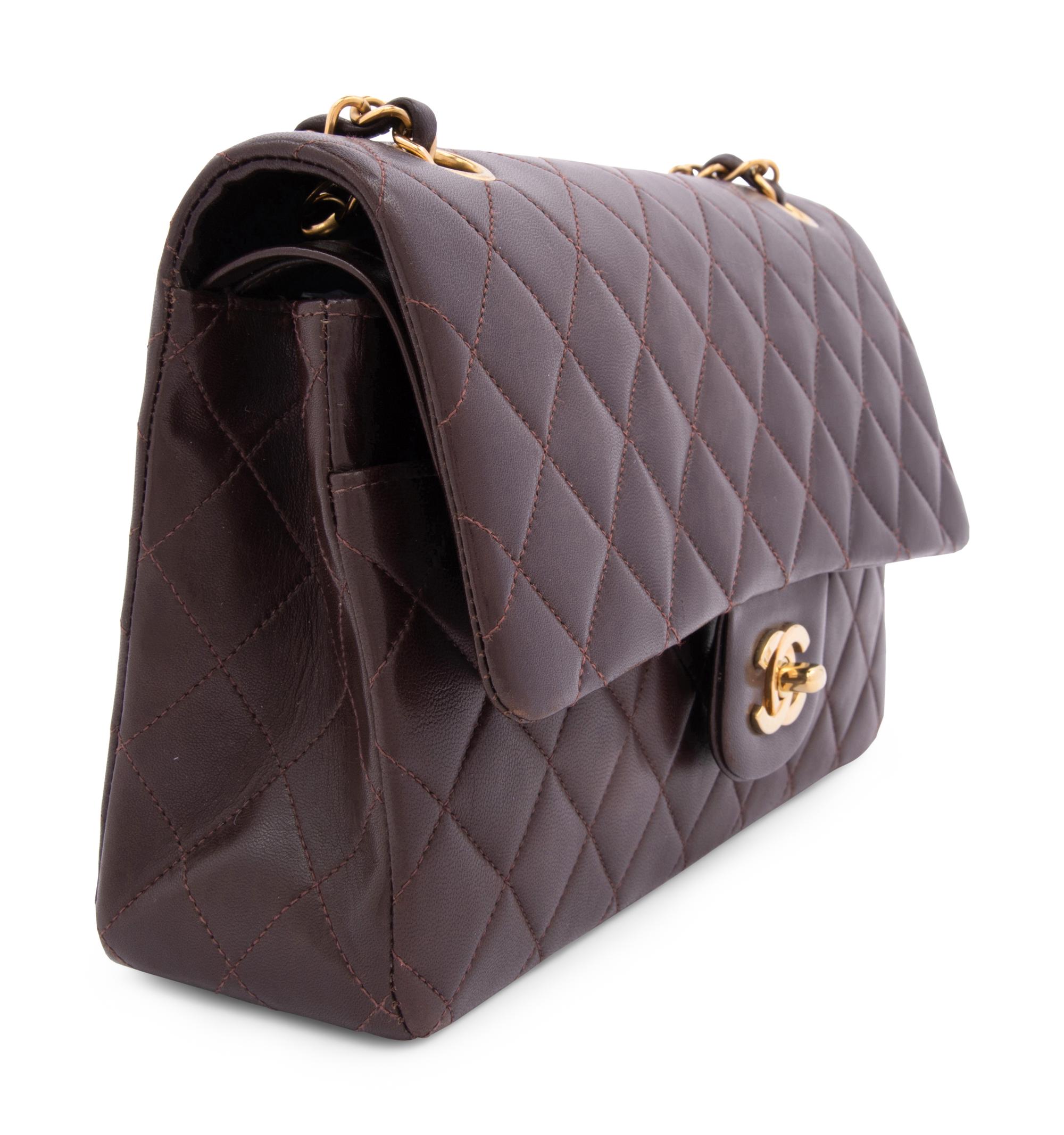 Chanel Classic Quilted Leather Medium Double Flap Bag, 1991-94
