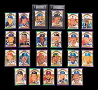 A Group of 23 1989 Donruss Diamond Kings Signed Autograph Baseball Cards,