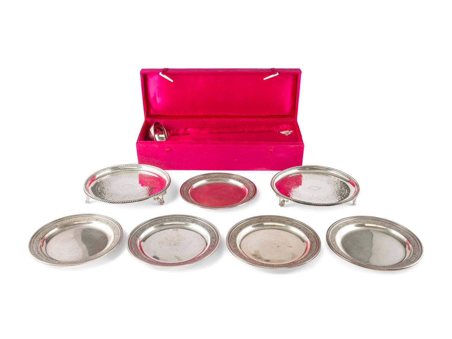 A Group of Silver and Silverplate