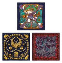 Hermès, Three Silk Scarves