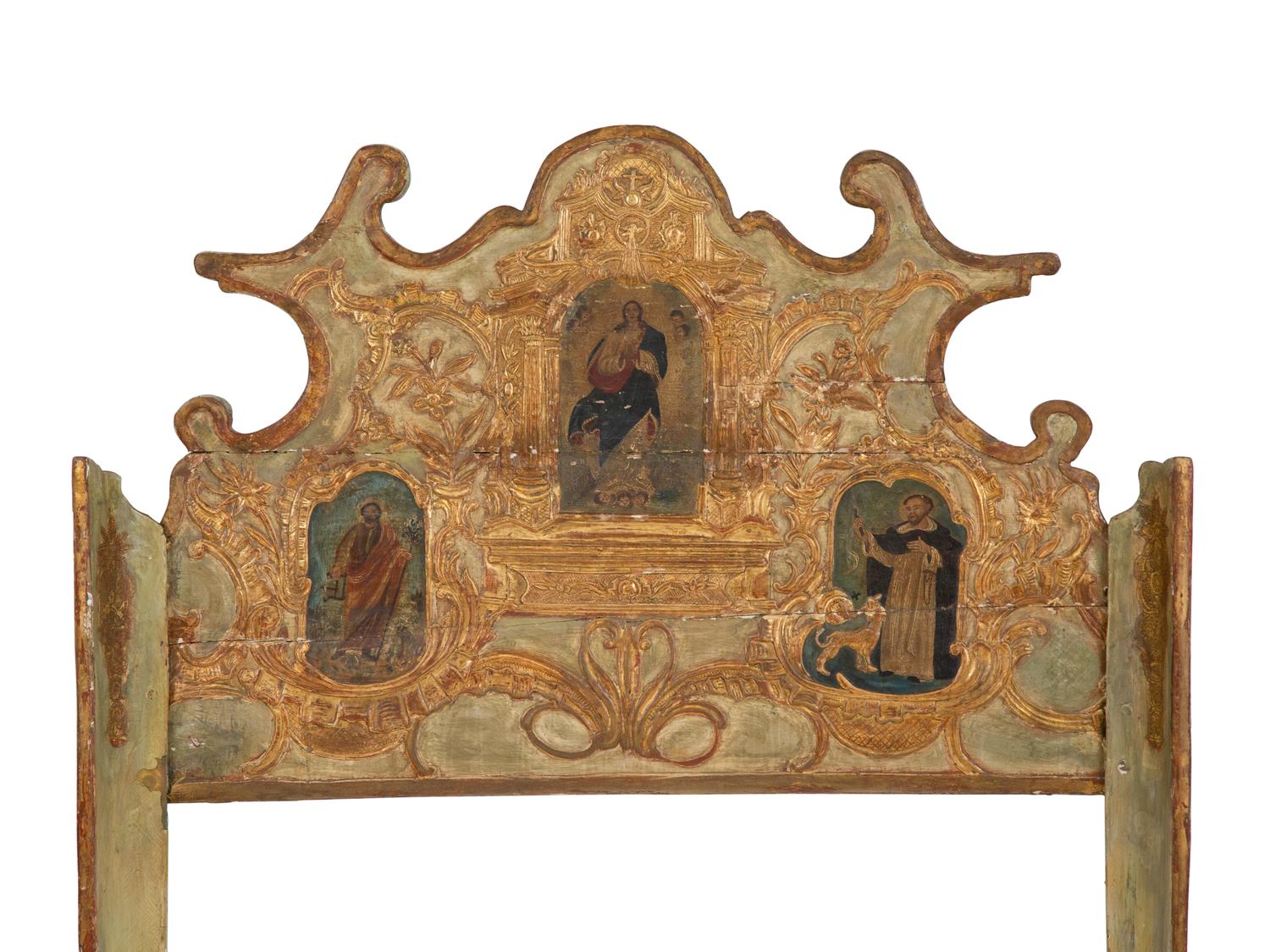 A Venetian Painted Bed