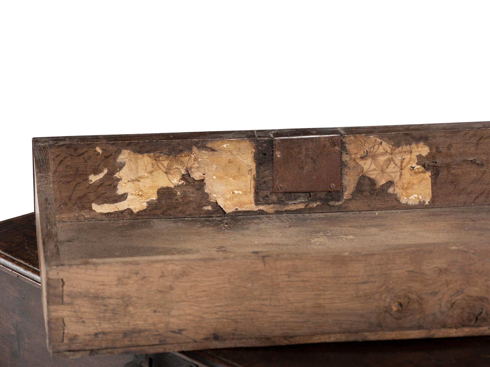 A William and Mary Oak Diminutive One-Drawer Blanket Chest