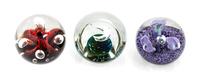 Caithness, SCOTLAND, 1976, a group of three glass paperweights