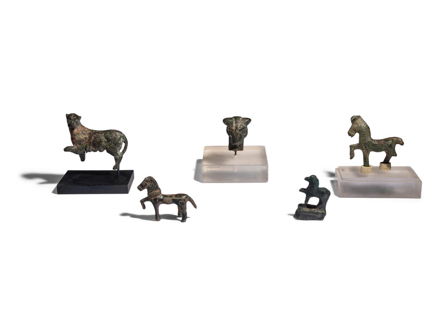 Five Roman Bronze Animals