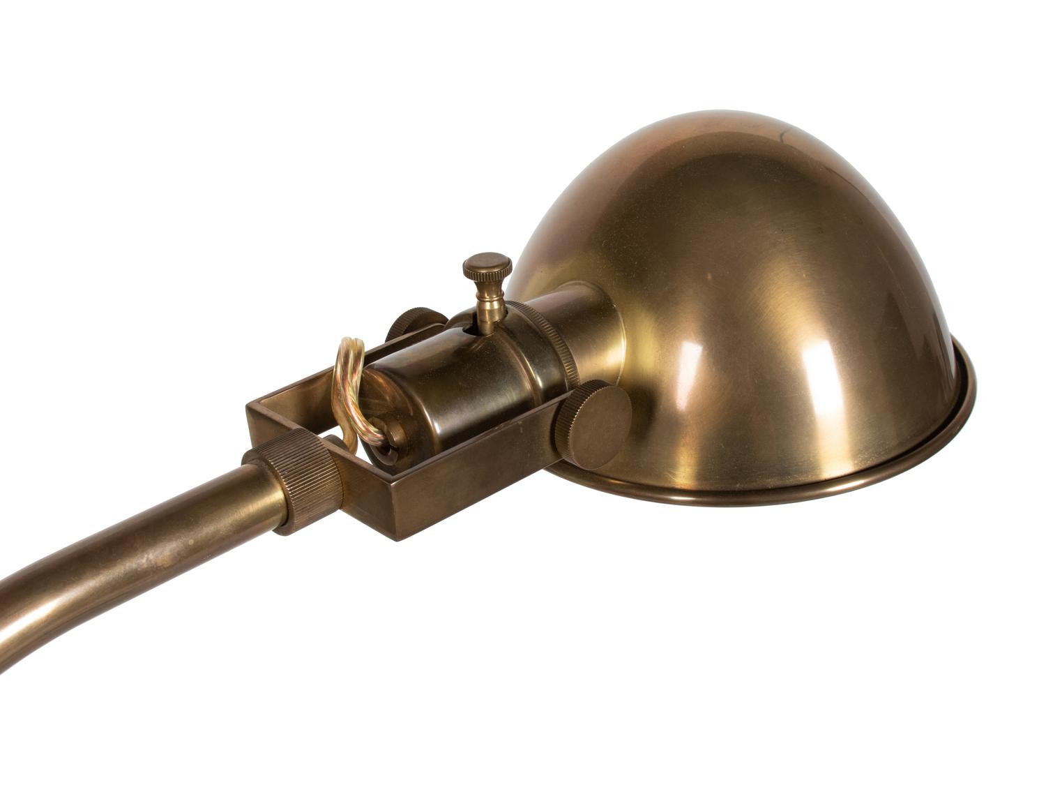 A Pair of Brass Floor Lamps
