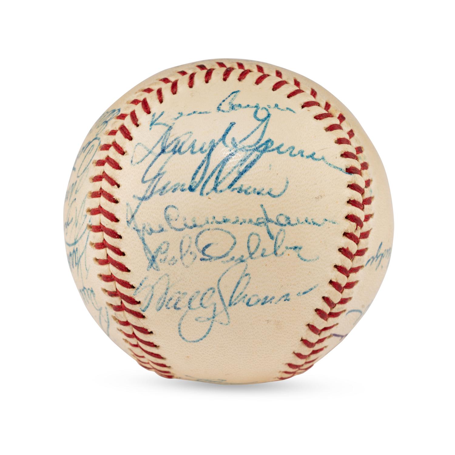 A 1960 St. Louis Cardinals Team Signed Autograph Baseball (Beckett Authentication Services)