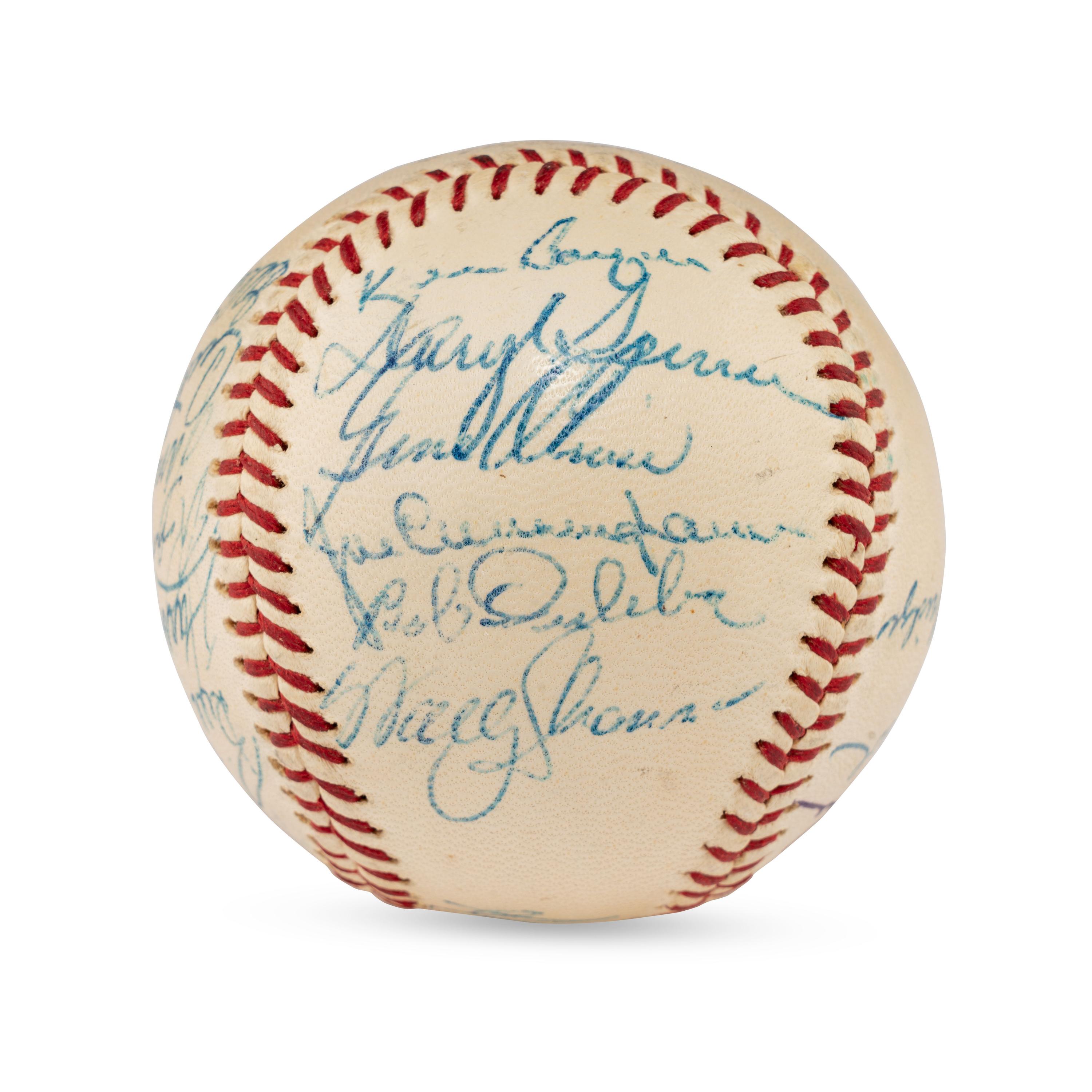 A 1960 St. Louis Cardinals Team Signed Autograph Baseball (Beckett Authentication Services)
